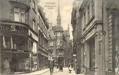 Schalaunische Strasse um 1912 - Foto wurde mir von Tilo van den Berge zugesandt.